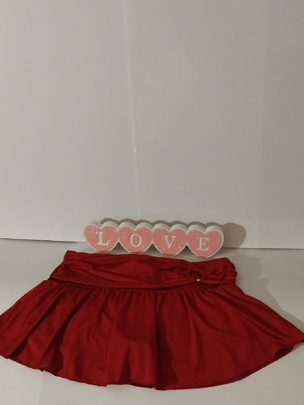 Twirl-Ready Red Mini Skirt